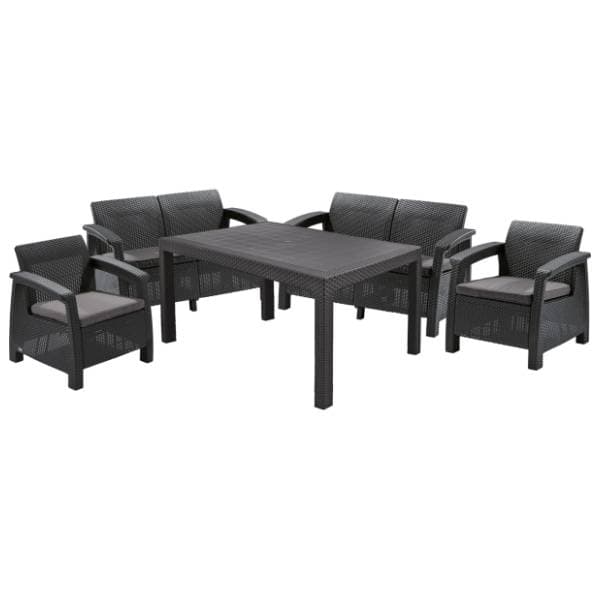 Baštenski set KETER Corfu fiesta CU 223216 grafit 0
