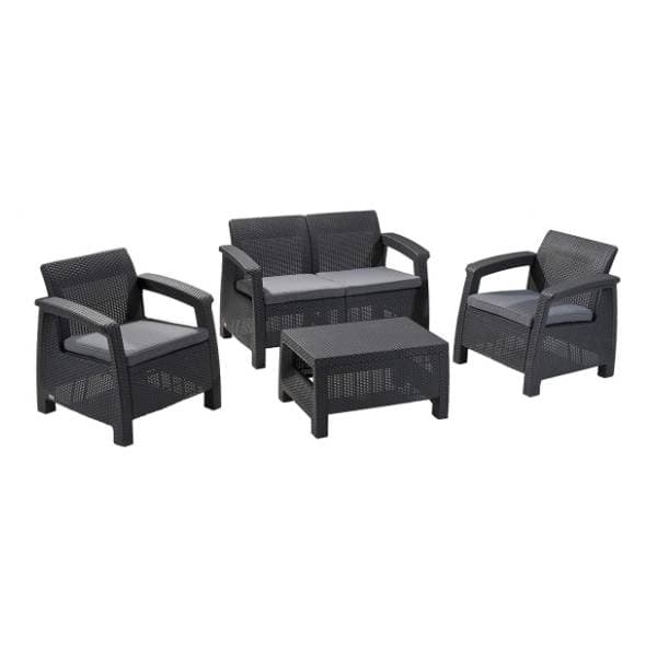 Baštenski set KETER Corfu II CU 223204 grafit 0