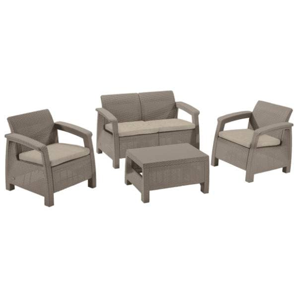 Baštenski set KETER Corfu II CU 227640 kapućino 0