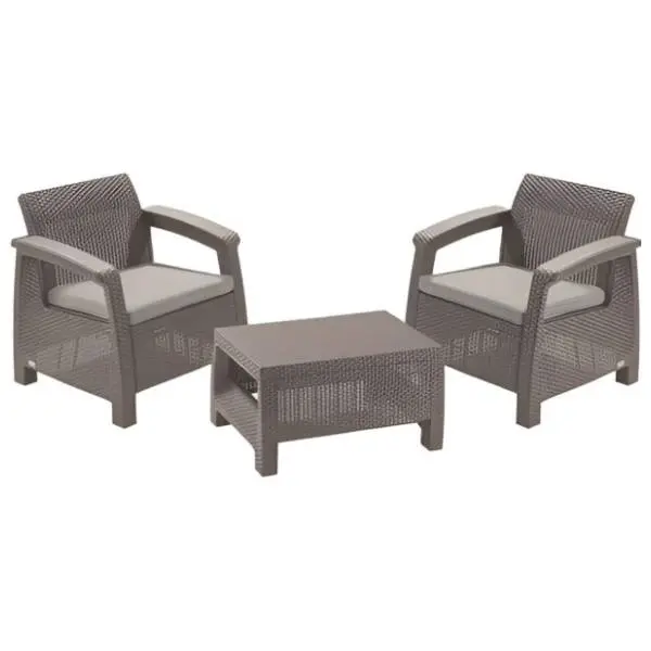 Baštenski set KETER Corfu weekend CU 227630 kapućino 0