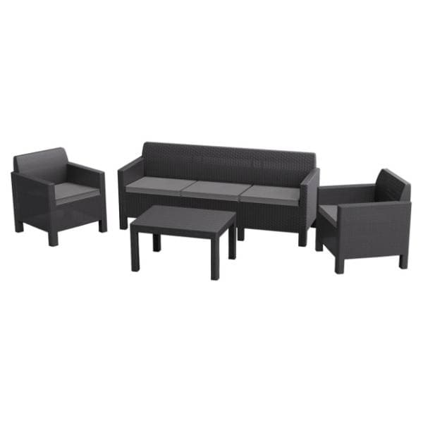 Baštenski set KETER Elodie 3 seater CU 246150 grafit 0