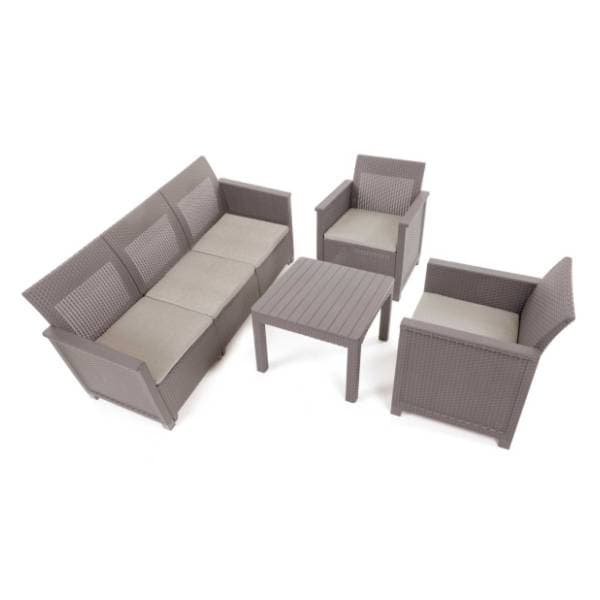 Baštenski set KETER Elodie 3 seater CU 246154 kapućino 1
