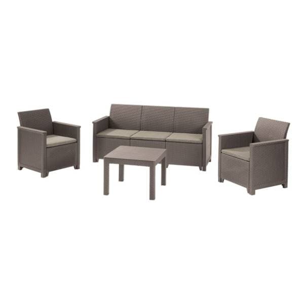 Baštenski set KETER Elodie 3 seater CU 246154 kapućino 0