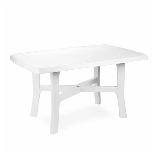 Baštenski sto GREEN BAY Rodano beli 138 x 88 x 72 cm 0