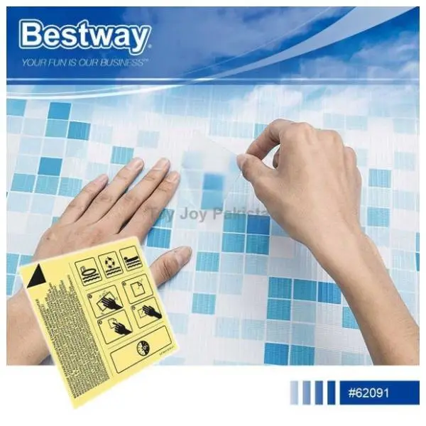 BESTWAY samolepljive zakrpe za bazen 6,5x6,5cm 1