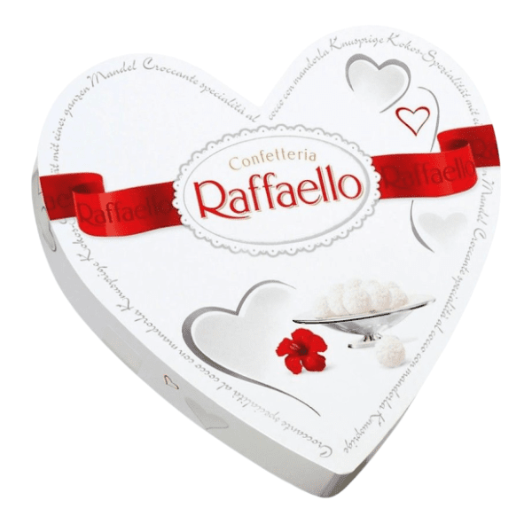 Bombonjera FERRERO Raffaello cuore 140g 0
