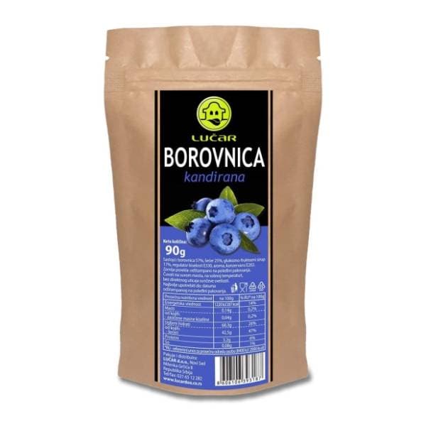 Borovnica LUČAR kandirana 90g 0