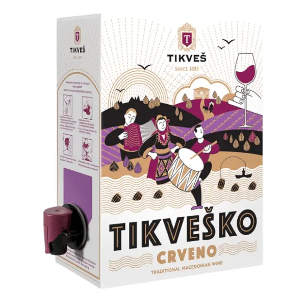 Crveno vino TIKVEŠ bag in box 3l 0