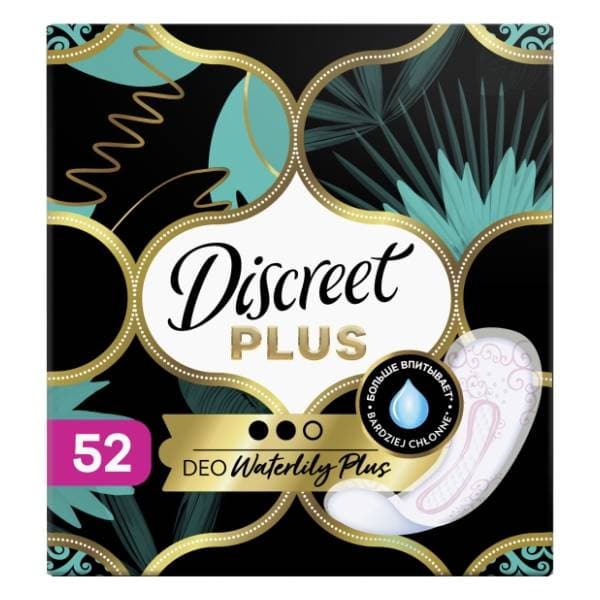 DISCREET Deo Waterlilly plus ulošci 52kom 0