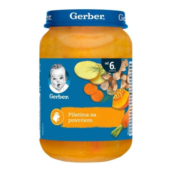 GERBER kašica piletina sa povrćem 190g 0