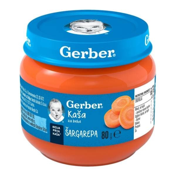 GERBER kašica šargarepa 80g 0