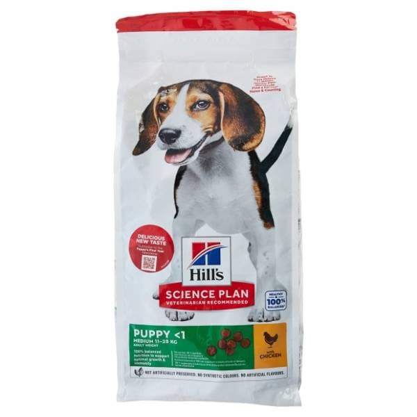HILL'S Science Plan medium puppy piletina 2,5kg 0