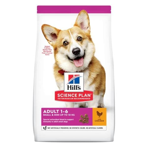 HILL'S Science Plan small&mini adult piletina 6kg 0