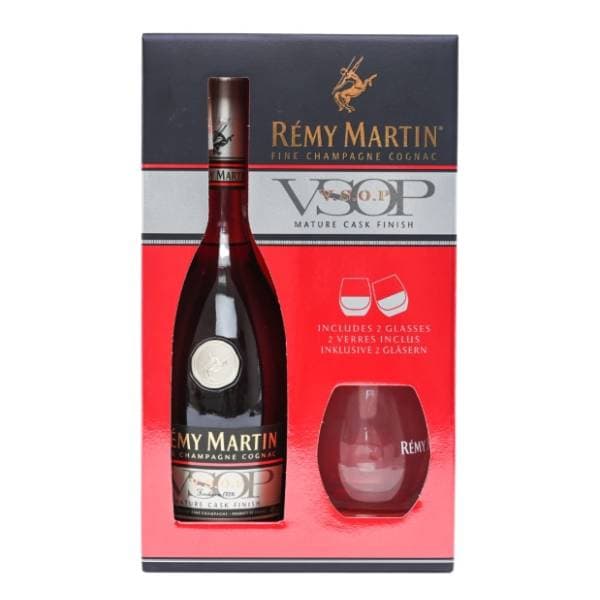 Konjak REMY MARTIN V.S.O.P. 0,75l + 2 čaše 0