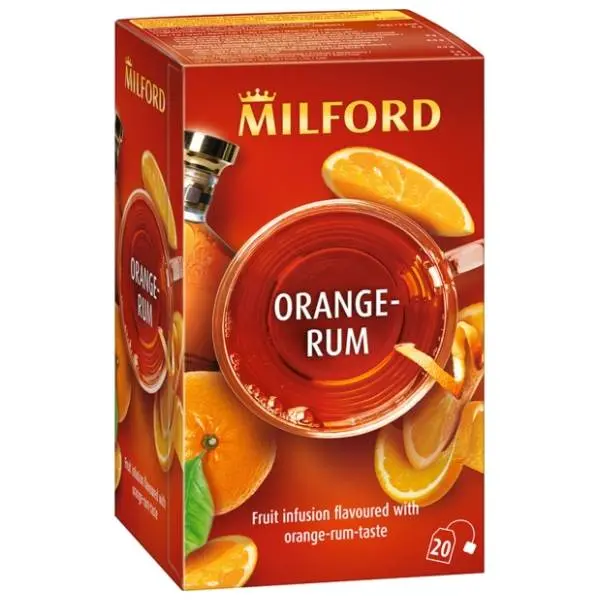 MILFORD čaj pomorandža rum 60g 0