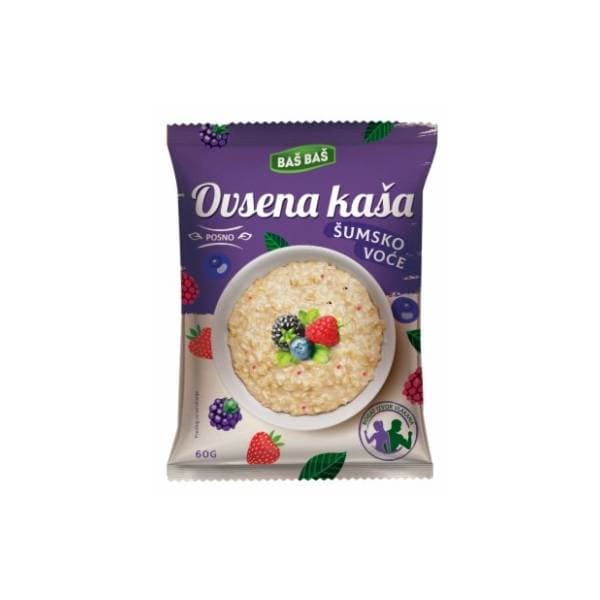 BAŠ BAŠ ovsena kaša šumsko voće 60g 0