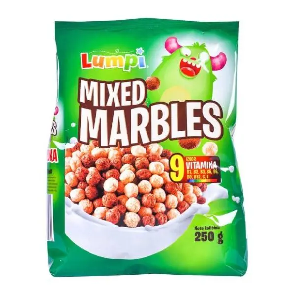 Pahuljice LUMPI mix marbles 250g 0