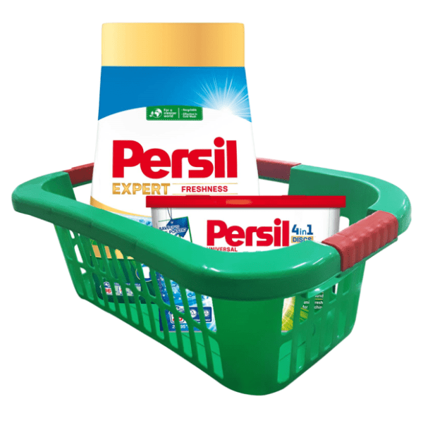 PERSIL DISCS kapsule 26kom i deterdžent 36 pranja + korpa 0