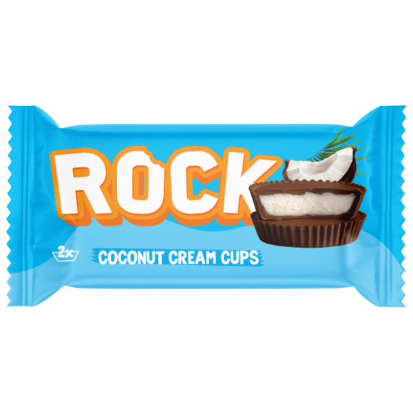 Čokoladica ROCK Coconut cream cups 36g 0