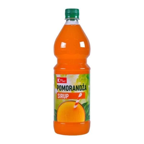 Sok sirup K PLUS pomorandža 1l 0