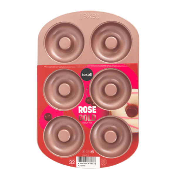 TEXELL modla za krofne 6 rupa Rose Gold TPRG-K321 0