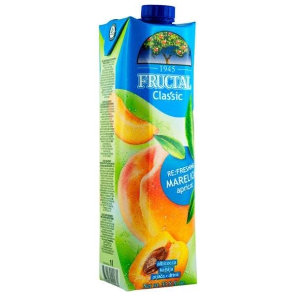 Voćni sok FRUCTAL Classic kajsija 1l 0