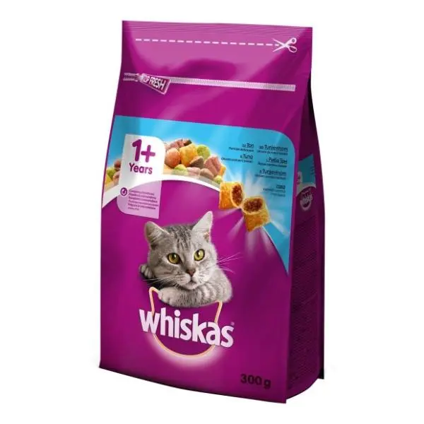 WHISKAS Adult briketi za mačke tunjevina 300g 0