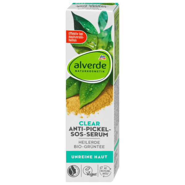 ALVERDE Clear SOS serum za bubuljice glina i zeleni čaj 15ml 0