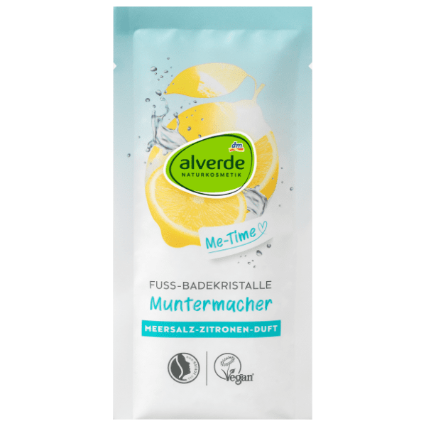ALVERDE kupka za stopala morska so i limun 40g 0