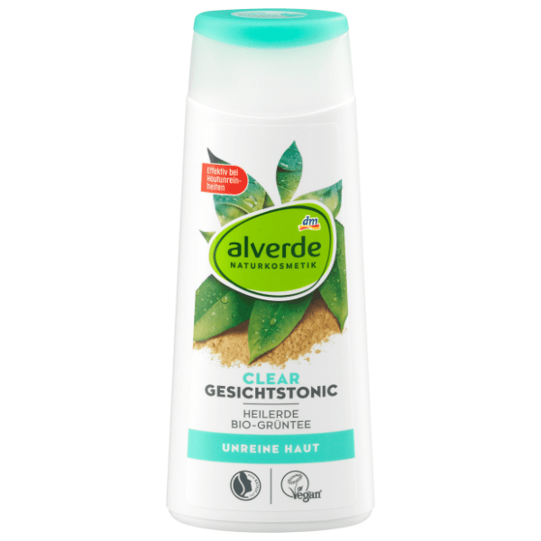 ALVERDE tonik za lice clear glina i organski zeleni čaj 200ml 0