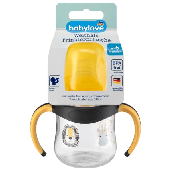 BABYLOVE flašica sa ručkama 150ml (više vrsta) 1
