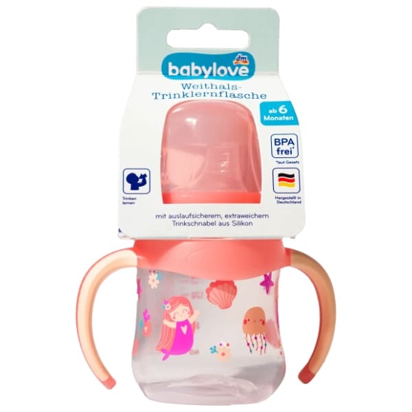 BABYLOVE flašica sa ručkama 150ml (više vrsta) 2