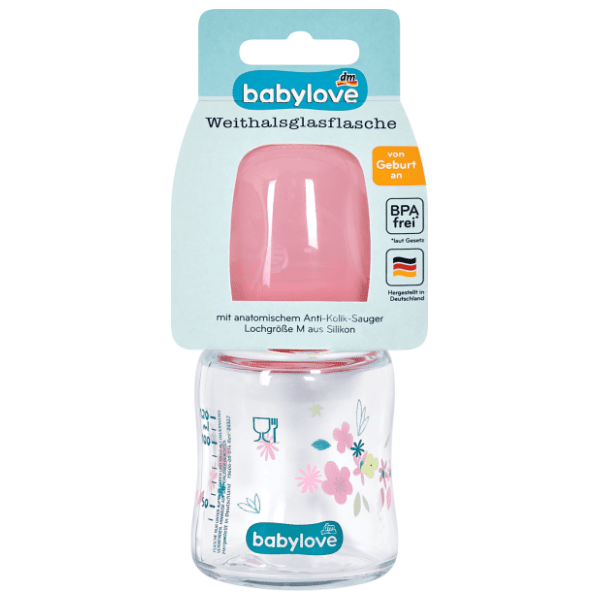 BABYLOVE flašica široko grlo 120ml (više vrsta) 0