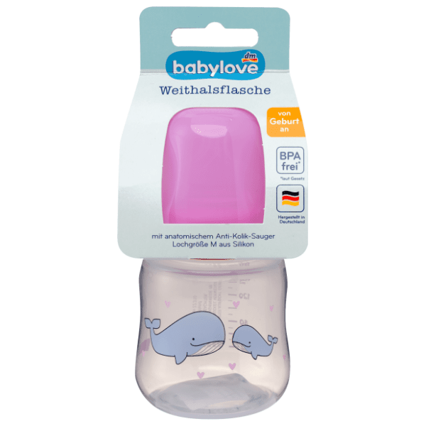 BABYLOVE flašica široko grlo 150ml (više vrsta) 0
