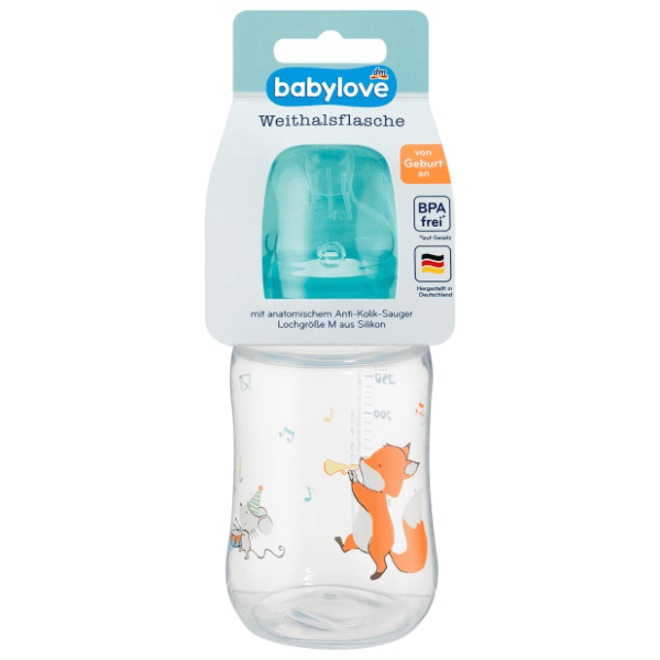 BABYLOVE flašica široko grlo 280ml (više vrsta) 0