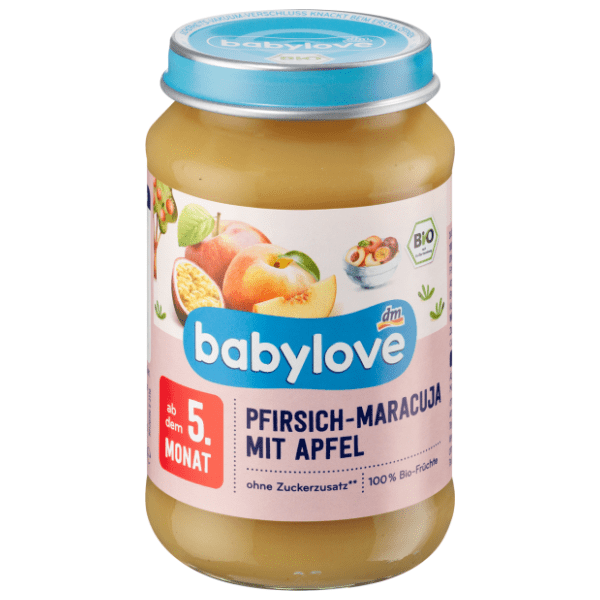 BABYLOVE kašica breskva marakuja sa jabukom 190g 0