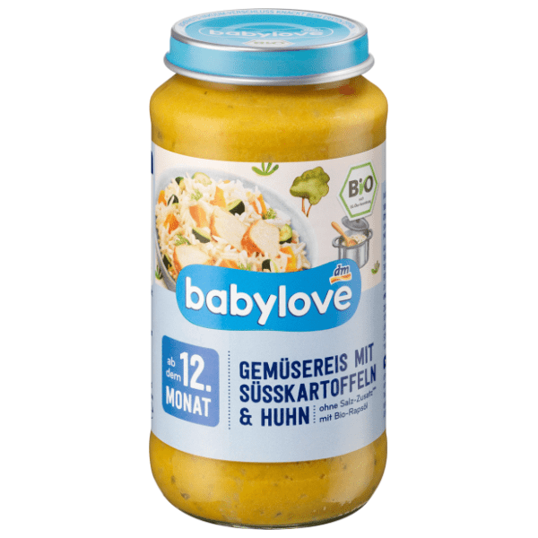 BABYLOVE kašica pirinač povrće krompir piletina 250g 0
