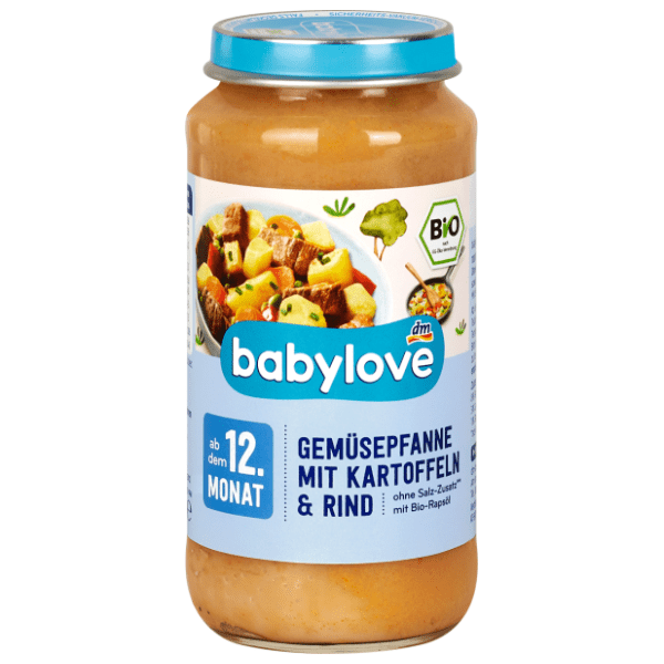 BABYLOVE kašica povrće sa krompirom i junetinom 250g 0