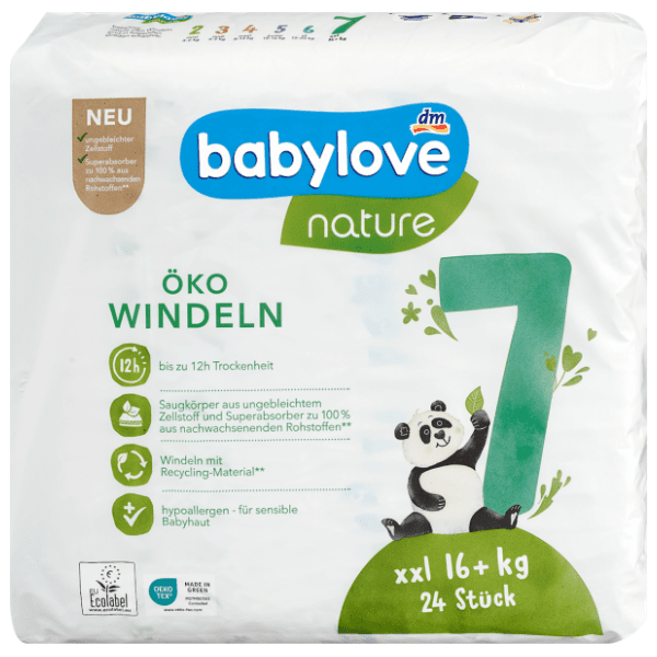 BABYLOVE pelene nature 7 XXL 24kom 0