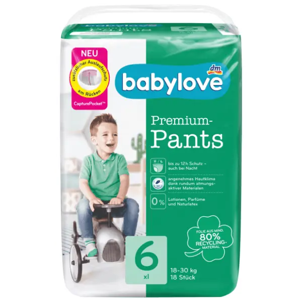 BABYLOVE pelene pants premium 6 XL 18kom 0