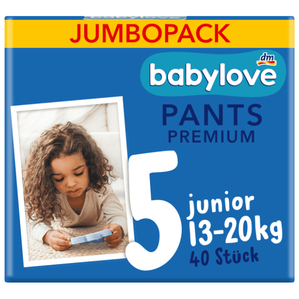 BABYLOVE pelene pants premium JP 5 junior 40kom 0