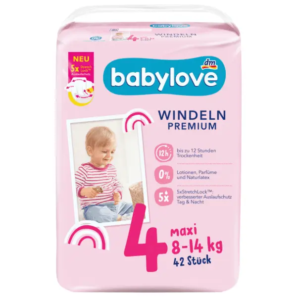 BABYLOVE pelene premium 4 maxi 42kom 0