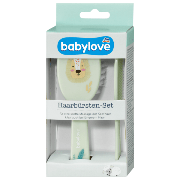 BABYLOVE set četka i češalj 2kom (više vrsta) 0