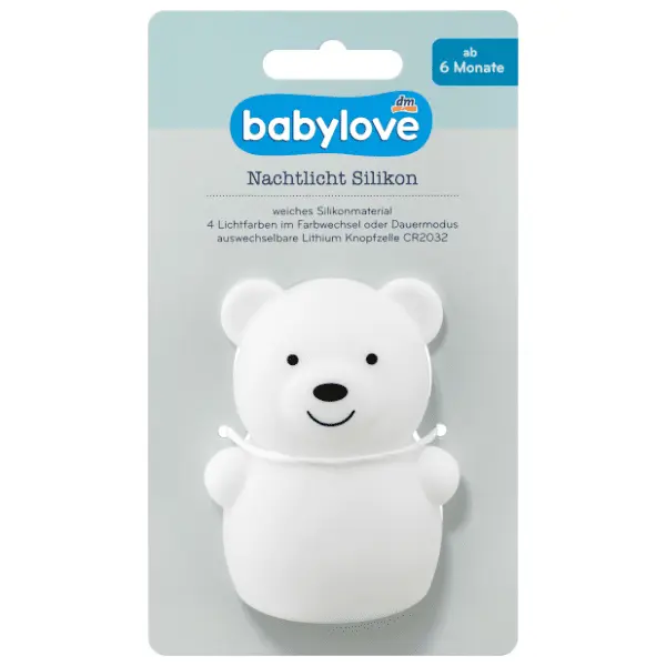 BABYLOVE silikonsko noćno svetlo Meda 0