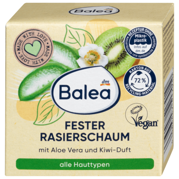BALEA čvrsta pena za brijanje aloe vera i kivi 60g 0