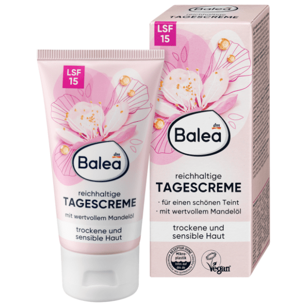 BALEA dnevna krema za suvu kožu sa bademovim uljem SPF15 50ml 0