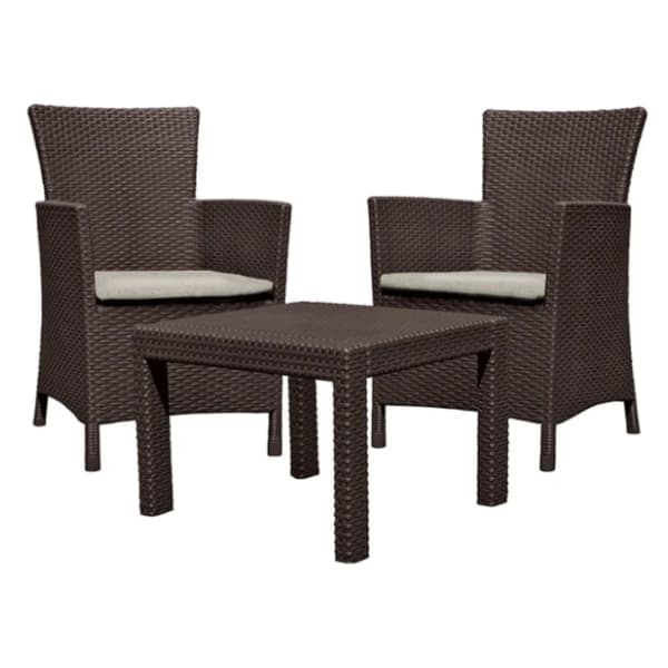 Balkonski set KETER Rosario CU 258839 braon 0