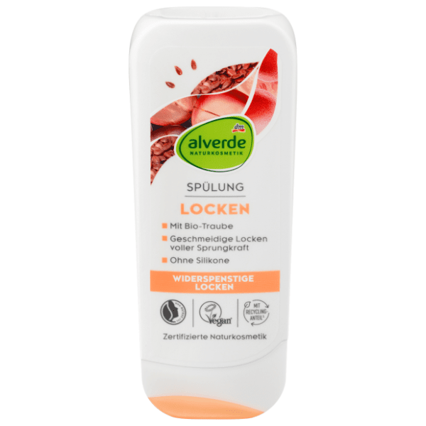 Balzam za kovrdžavu kosu ALVERDE grožđe i lan 200ml 0