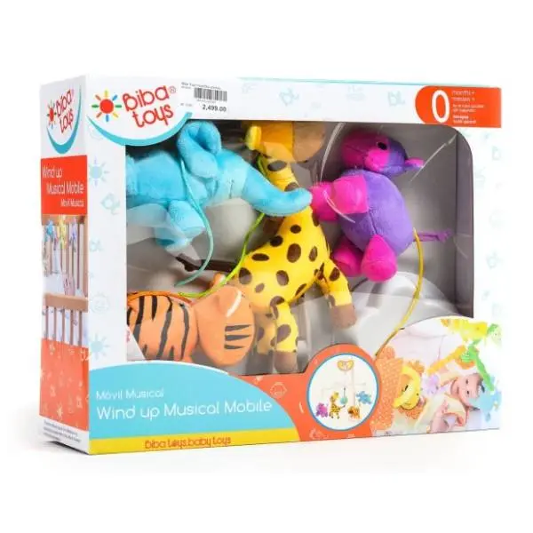 BIBA TOYS muzička vrteška Zanimljiva džungla 0