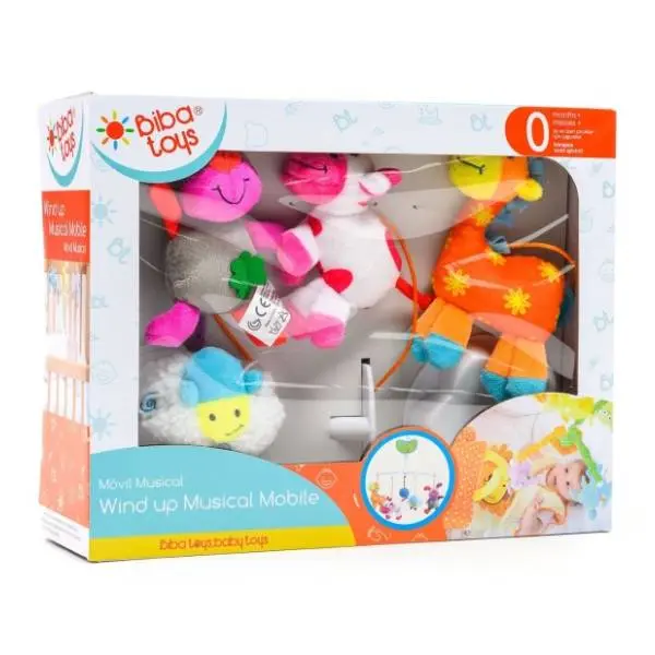 BIBA TOYS vrteška za krevetac Farma sa životinjama 0